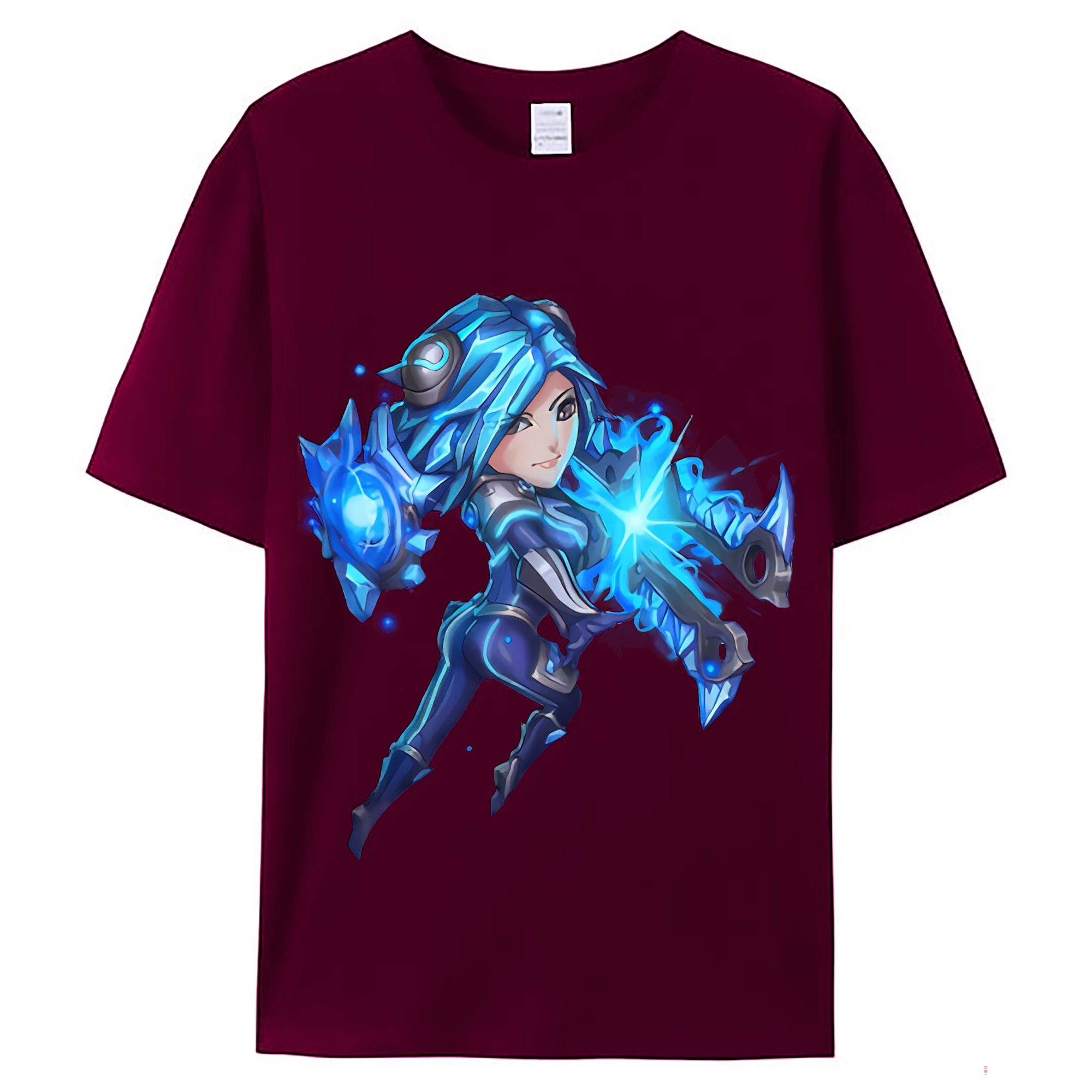 （画像用） リーグ・オブ・レジェンド League of Legends LOL レディースカジュアルプリントTシャツ（綿100％）